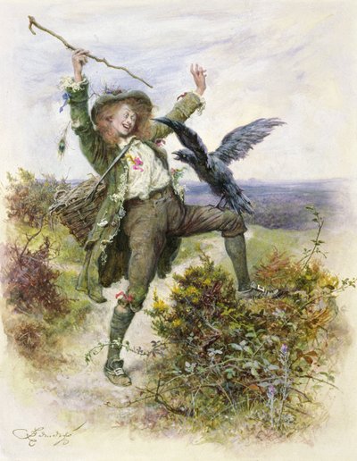 Barnaby Rudge and the Raven Grip by Frederick Barnard